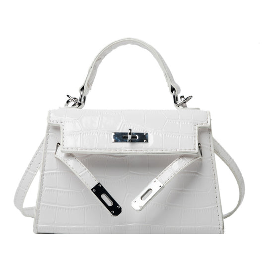 Bolsa Mensajera Estilo Occidental Mini Portátil Plateada - Image 3