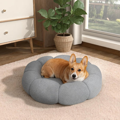 Cama Donut Térmica para Gatos y Perros - Cómoda Felpa con Base Antideslizante - Image 7