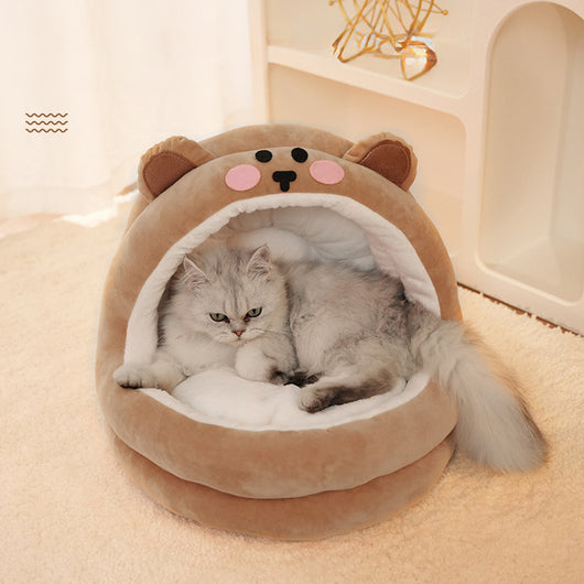 Cama Térmica Acogedora para Gatos y Perros Pequeños - Nido Cálido y Confortable - Image 6