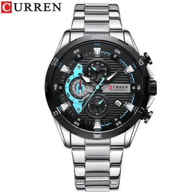 Reloj de Motociclista Acero Inoxidable Seis Manecillas - Image 4
