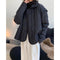 Chaqueta Acolchada de Algodón con Cuello Solapa - Calidez y Comodidad