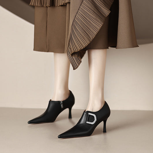 Zapatos de Punta Fina con Boca Profunda para Mujer - Colección Primavera - Image 4
