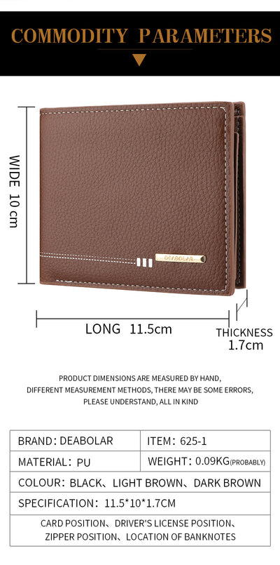 Billetera Retro para Hombre con Múltiples Compartimentos de Tarjetas - Image 13