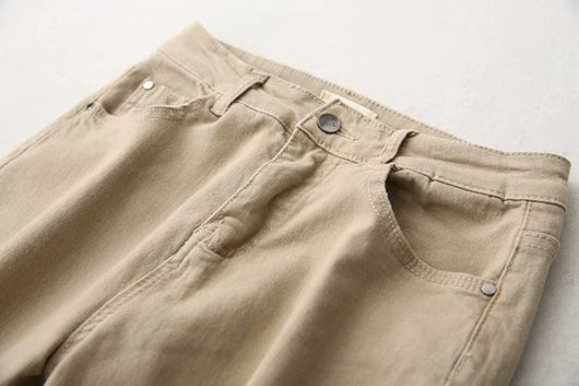 Jeans de Cintura Alta Ajuste Versátil para Mujer - Image 5