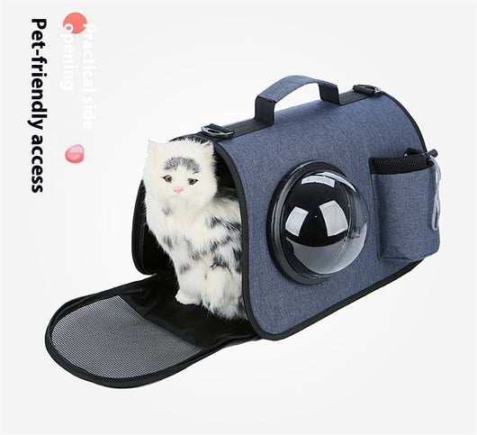 Bolsa Transportadora para Gatos - Mochila Cruzada Portátil para Mascotas - Image 11