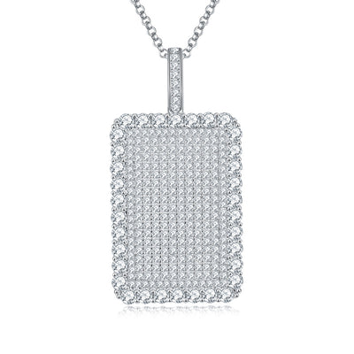 Collar Hip Hop Completo con Diamantes - Estilo Europeo y Americano - Image 3