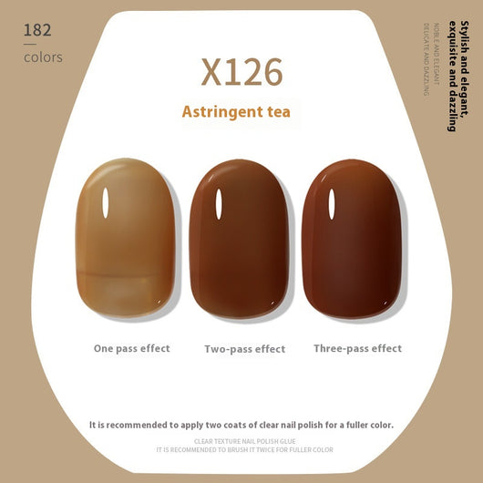 Esmalte UV Nude Transparente Cherry Red White - Image 4