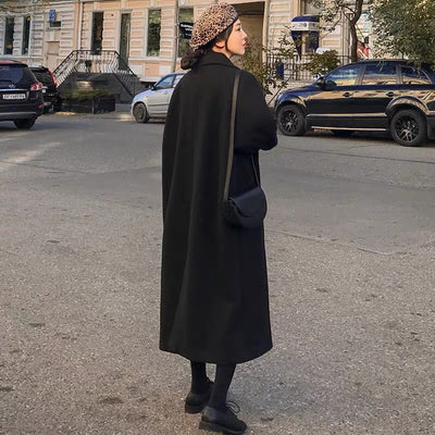 Abrigo de Cachemira Corto Talla Pequeña - Elegancia Versátil - Image 7