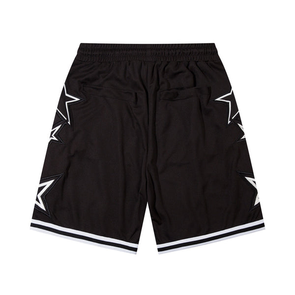 Shorts Holgados con Bordado Estilo Callejero Americano