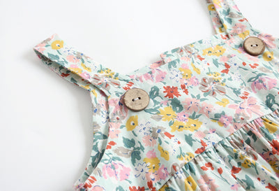 Body de Algodón con Tirantas para Bebé Niña - Diseño Floral - Image 8