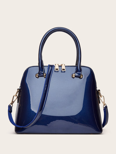 Bolso Tote Brillante para Mujer con Asa de Hombro - Image 8