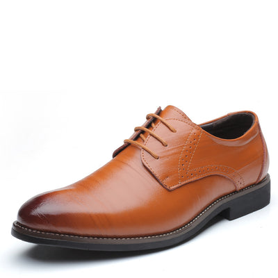 Zapatos Formales de Cuero con Cordones para Hombre Talla Grande - Image 5