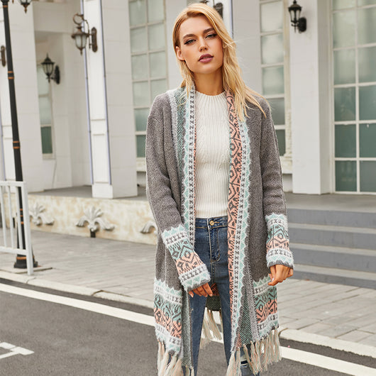 Suéter Suelto de Largo Medio para Mujer - Estilo Urbano - Image 13