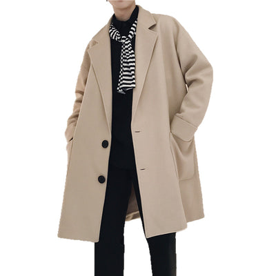 Abrigo de Lana Casual para Hombre - Corte Medio Elegante y Cálido - Image 5