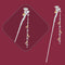 Four Beauties Sterling Plateado Antique Hairpin Lotus