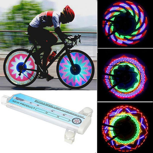 Luz LED Colorida para Bicicleta de Montaña - 32 Luces Knight Hot Wheels