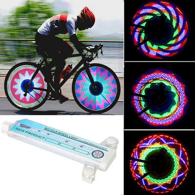 Luz LED Colorida para Bicicleta de Montaña - 32 Luces Knight Hot Wheels