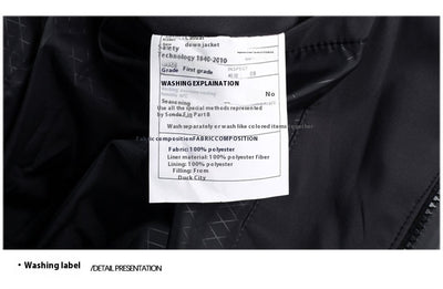 Chaqueta Acolchada de Pato con Gorro Desmontable - Abrigo Cálido Hombre - Image 14