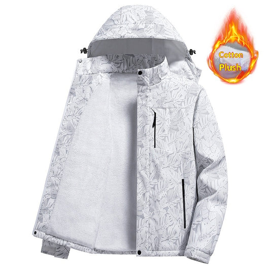 Chaqueta Táctica de Invierno Impermeable para Hombre con Capucha Desmontable - Image 4
