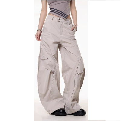 Pantalón Ancho Plisado Retro Funcional - Image 2