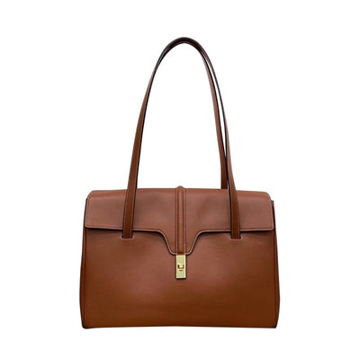 Bolso Tote de Cuero Genuino de Gran Capacidad - Image 4