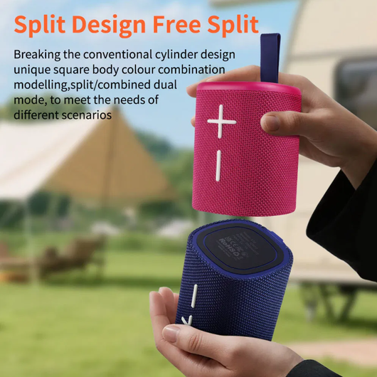 Parlante Bluetooth 2 en 1 Magnético Cyboris S18 - Estéreo Inalámbrico Divisible 20W - Image 24