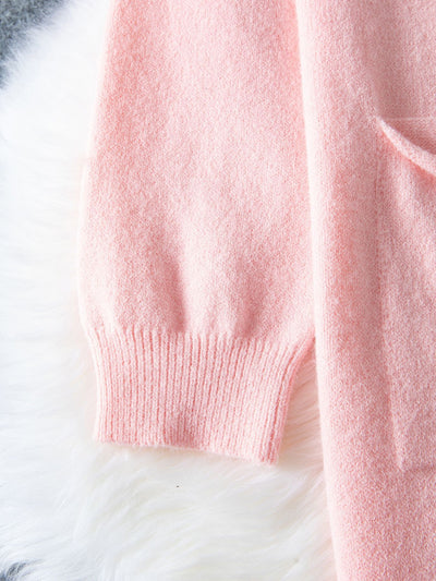Abrigo Suéter Elegante Suelto con Bolsillos para Mujer - Otoño e Invierno - Image 19