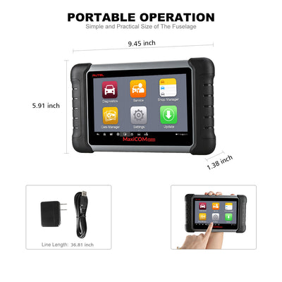 Escáner Automotriz Autel MaxiCOM MK808 - Diagnóstico OBD2 Profesional - Image 8
