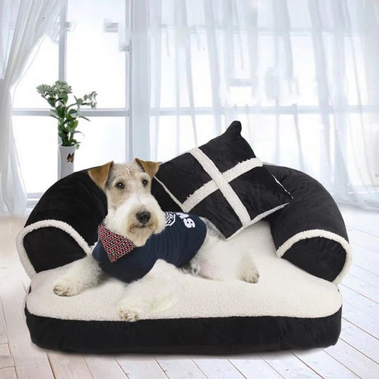 Cama Ortopédica para Perros y Gatos - Sofá Acogedor Estilo Clásico - Image 2