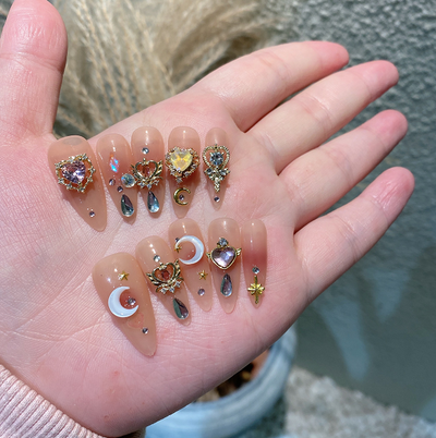 Uñas Postizas Resistentes al Agua - Duración Extendida con Acabado Lunar - Image 6