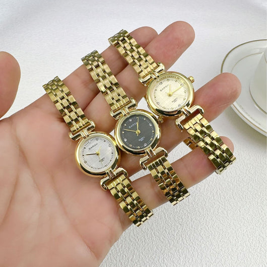 Reloj Dorado para Mujer Estilo Vintage con Pulsera de Acero - Image 4
