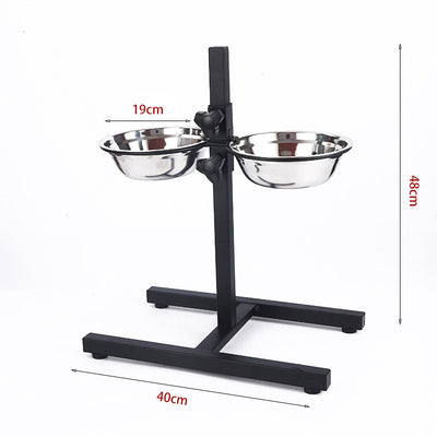 Comedero Ajustable para Perros en Acero Inoxidable - Image 5