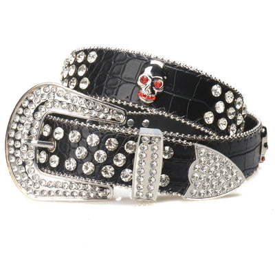 Cinturón para Mujer con Hebilla de Aguja y Incrustaciones de Cristal - Image 12