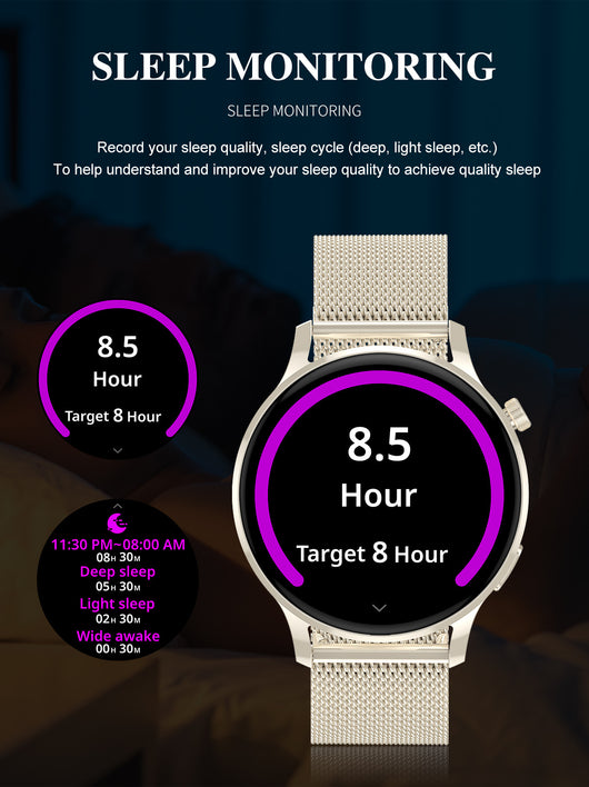 Reloj Inteligente con Monitor de Frecuencia Cardíaca y Llamadas Bluetooth - Image 17