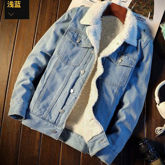 Abrigo Denim Forrado en Fleece para Hombre - Edición Invierno - Image 7