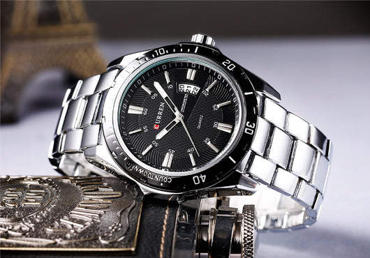 Reloj de Pulsera Hombre Resistente al Agua con Calendario - Image 13