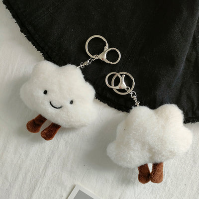 Llavero de Pareja Nube Blanca Esponjosa - Accesorio Tierno y Romántico - Image 10