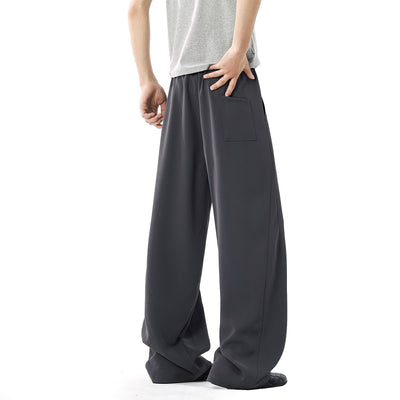 Pantalones Casuales de Corte Elegante con Detalles de Costura para Hombre - Primavera y Verano - Image 7
