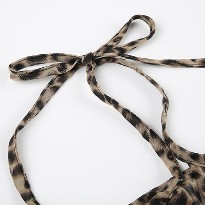 Top Halter Estampado Leopardo para Mujer - Image 15