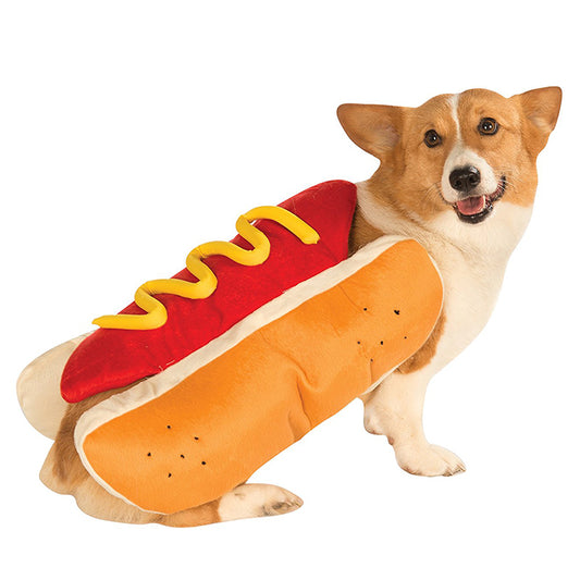 Disfraz de Perro Hot Dog - Ropa Divertida para Mascotas Halloween y Fiestas