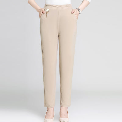 Pantalones Largos Estilo Occidental para Hombre Maduro - Primavera y Otoño