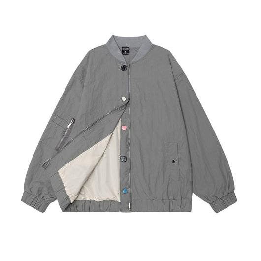 Chaqueta con Cuello Alto y Cierre, Diseño de Decoración con Cremallera - Image 15
