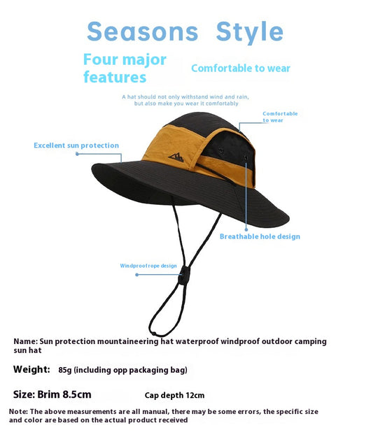 Gorra de Montaña con Protección Solar y Ajuste de Color - Image 16
