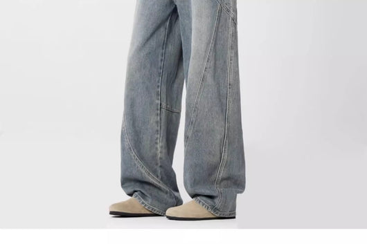 Pantalones Cargo Vaqueros Lavados Estilo Americano - Image 16