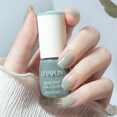 Set de Esmalte de Uñas a Base de Agua con Aceite Base Brillante - Image 12