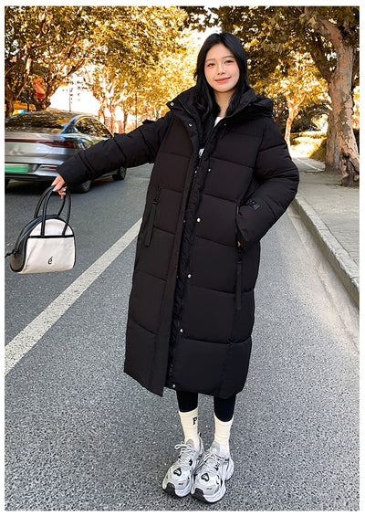 Chaqueta Acolchada de Algodón Grueso - Estilo Coreano Impermeable al Frío - Image 13