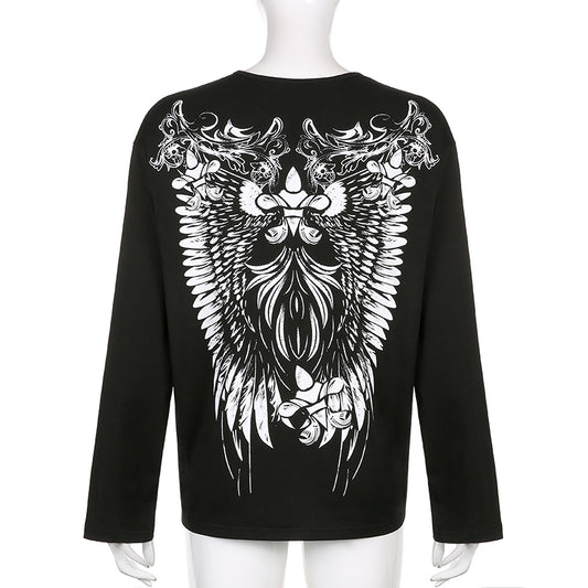 Playera Retro Milenial con Estampado Personalizado - Otoño e Invierno - Image 2