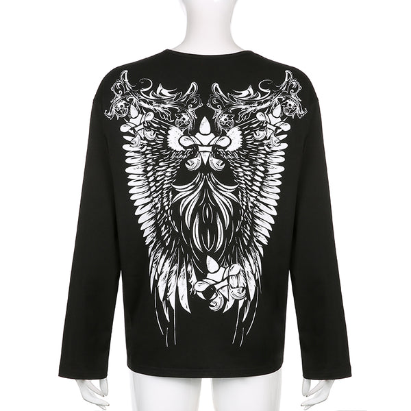 Playera Retro Milenial con Estampado Personalizado - Otoño e Invierno