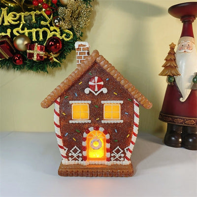 Muñeco de Jengibre Navideño con Luz LED Decorativa