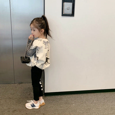 Conjunto Falso Dos Piezas Estilo Princesa para Niñas - Leggings Versátiles y Elegantes - Image 11